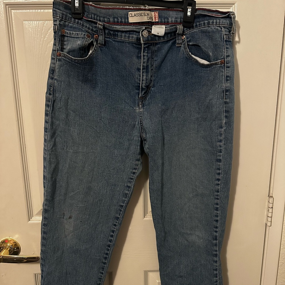 Levi's Blue Straight Leg Jeans Classic Style